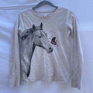 Gap Equine Print Long Sleeve